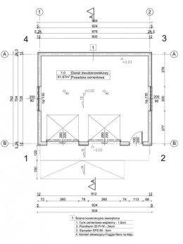 GARAŻ DWUSTANOWISKOWY G21 - modern 2 - black