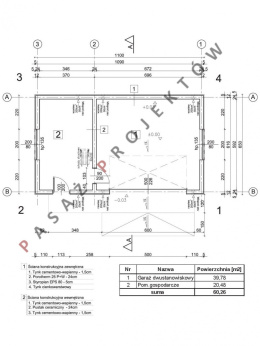 GARAŻ DWUSTANOWISKOWY G2112 - modern