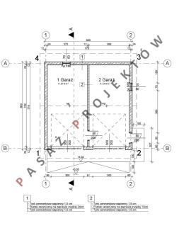GARAŻ DWUSTANOWISKOWY G063