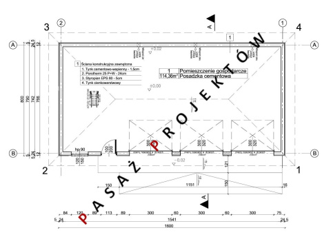 GARAŻ TRZYSTANOWISKOWY G315 GARAŻ TRZYSTANOWISKOWY G315