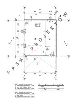 GARAŻ JEDNOSTANOWISKOWY G155