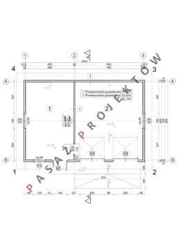 BUDYNEK GOSPODARCZY GS011 W TECHNOLOGII SZKIELETOWEJ