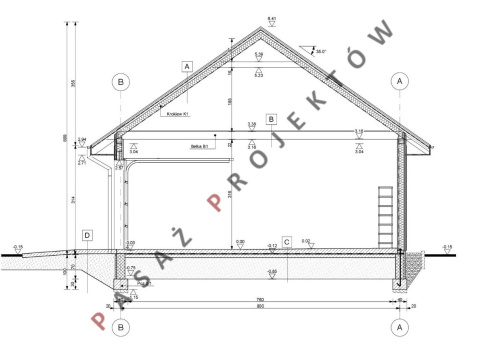 BUDYNEK GOSPODARCZY GS011 W TECHNOLOGII SZKIELETOWEJ