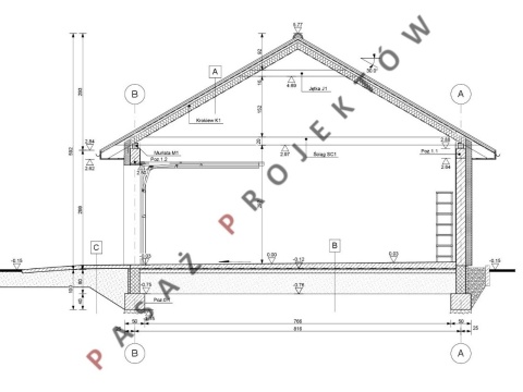 GARAŻ DWUSTANOWISKOWY Z WIATĄ G214W