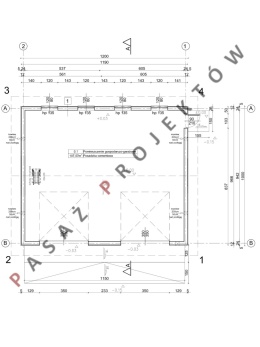 GARAŻ DWUSTANOWISKOWY H2117