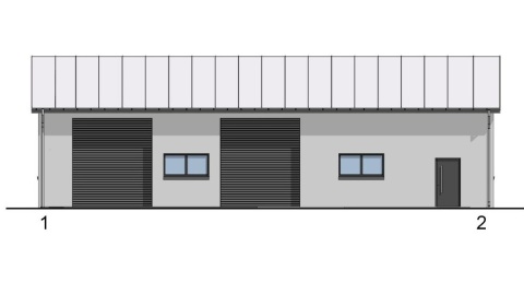 BUDYNEK GARAŻOWO-GOSPODARCZY G014C