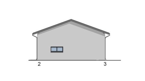 BUDYNEK GARAŻOWO-GOSPODARCZY G014C