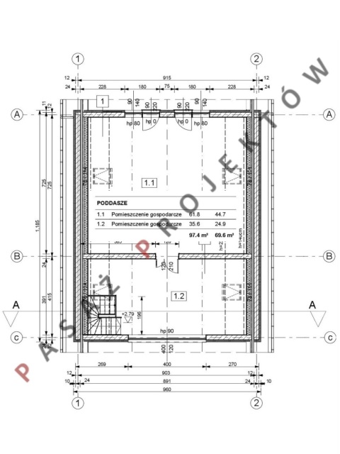 BUDYNEK GARAŻOWO-GOSPODARCZY H3