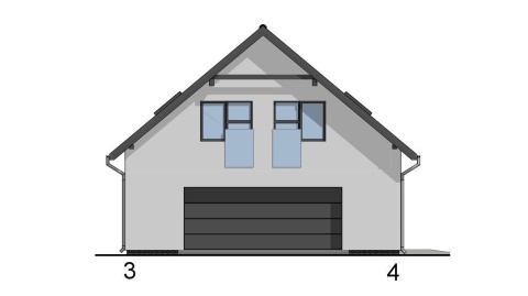 BUDYNEK GARAŻOWO-GOSPODARCZY H3