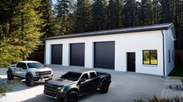 BUDYNEK GARAŻOWO-GOSPODARCZY K014