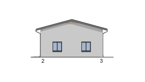 BUDYNEK GARAŻOWO-GOSPODARCZY K014
