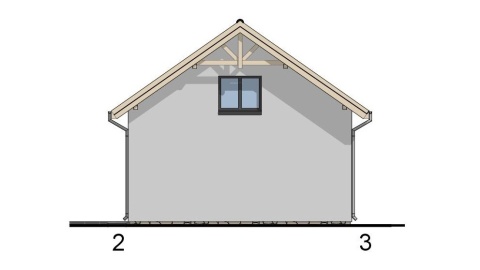 BUDYNEK GARAŻOWO-GOSPODARCZY Z PIWNICĄ T21P