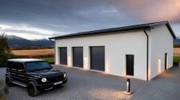 BUDYNEK GARAŻOWO-GOSPODARCZY FJ1