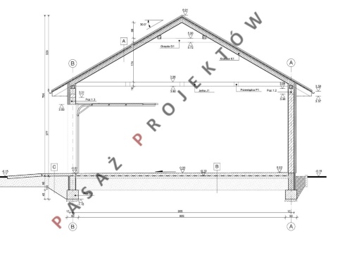 GARAŻ TRZYSTANOWISKOWY K0241