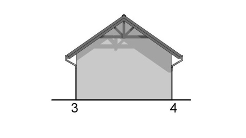 GARAŻ JEDNOSTANOWISKOWY K152