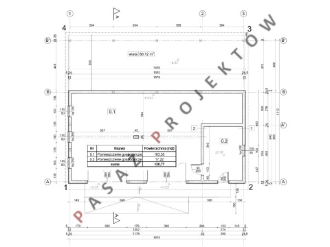 BUDYNEK GOSPODARCZY Z WIATĄ GW111