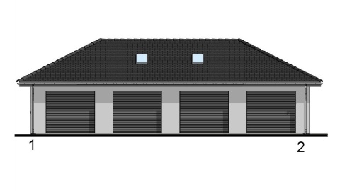 GARAŻ CZTEROSTANOWISKOWY H40