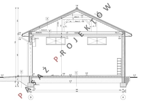 GARAŻ CZTEROSTANOWISKOWY H437