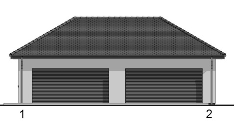 GARAŻ CZTEROSTANOWISKOWY K437