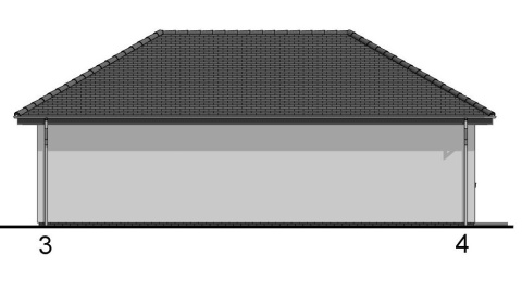 GARAŻ CZTEROSTANOWISKOWY K437