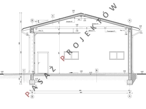 GARAŻ DWUSTANOWISKOWY F013