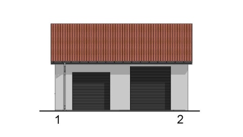 GARAŻ DWUSTANOWISKOWY F06B