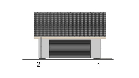 GARAŻ DWUSTANOWISKOWY F023