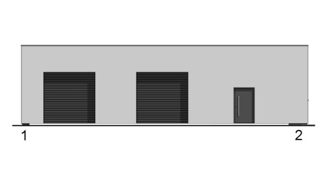 GARAŻ DWUSTANOWISKOWY G21 - modern 4