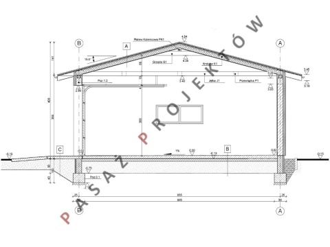 GARAŻ DWUSTANOWISKOWY H072