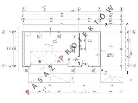 GARAŻ DWUSTANOWISKOWY K2051