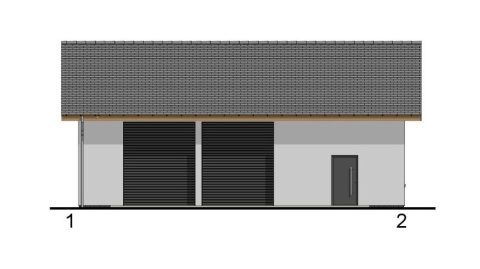 GARAŻ DWUSTANOWISKOWY K2054