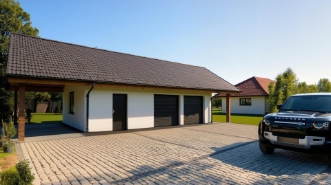 GARAŻ DWUSTANOWISKOWY Z DWOMA WIATAMI R2053