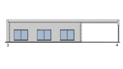 GARAŻ CZTEROSTANOWISKOWY Z WIATĄ GW41