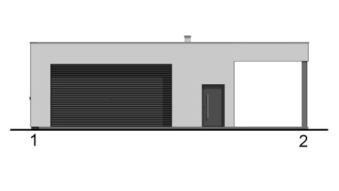 GARAŻ DWUSTANOWISKOWY Z WIATĄ GW12