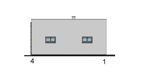GARAŻ DWUSTANOWISKOWY Z WIATĄ GW12