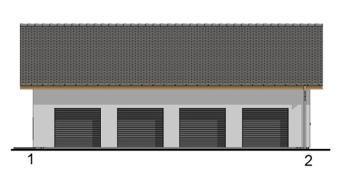 GARAŻ CZTEROSTANOWISKOWY K323A